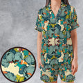 Perry The Platypus Phineas and Ferb Satin Short-Sleeve Pajamas Set