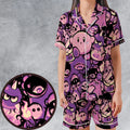 Nightmare Land Kirby Satin Short-Sleeve Pajamas Set