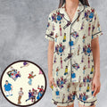 The New Adventures of Gilligan Pattern Satin Short-Sleeve Pajamas Set