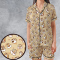 Chip n Dale Rangers Satin Short-Sleeve Pajamas Set