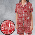 Gundam Runner Satin Short-Sleeve Pajamas Set