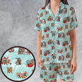Rescue Team Chip 'n Dale Rescue Rangers Satin Short-Sleeve Pajamas Set