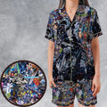 Star Wars Darth Vader All in One Satin Short-Sleeve Pajamas Set