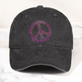 Phish Donut Peace Sign Denim Cap Retro Music Phish Cap Gift For Dad (With Box)