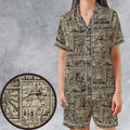 Zelda Story Of The Hero Time Legend Satin Short-Sleeve Pajamas Set