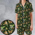 The Year 3000 Bender Futurama Satin Short-Sleeve Pajamas Set