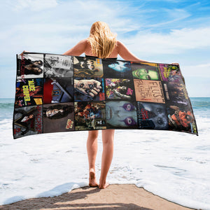 Alice In Chains Beach Towel Album Cover Collage Classic Rock Towel