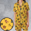 Morphin Time Trash Panda Satin Short-Sleeve Pajamas Set