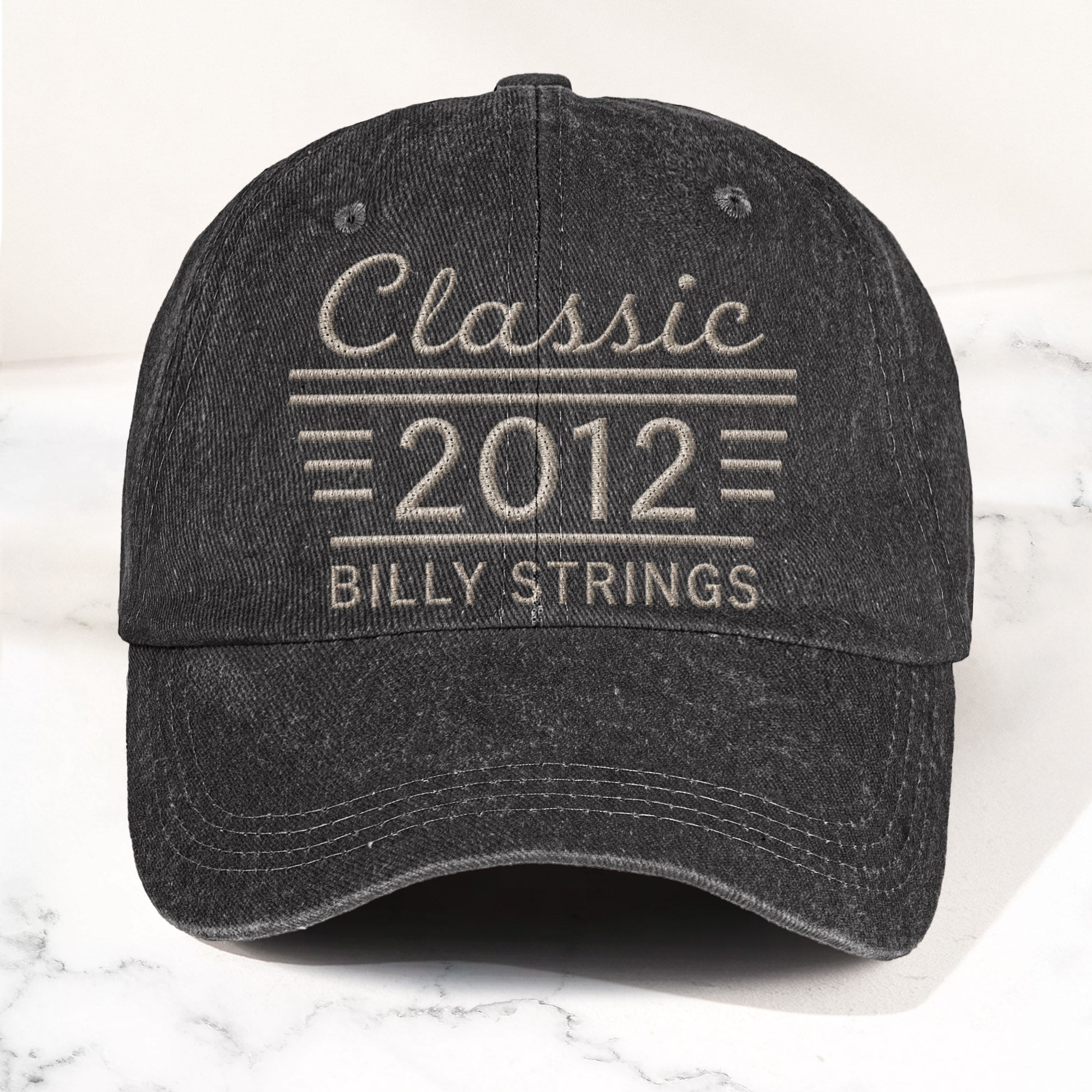 Billy Strings Classic 2012 Est Bluegrass Music Merch Denim Cap Retro Vintage Dad Cap Gift For Dad (With Box)