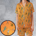 Monarch Madness The Venture Bros Adventure Time Mashup Satin Short-Sleeve Pajamas Set