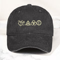 Led Zeppelin Denim Cap ZoSo Symbols Minimalist Dad Hat ( With Box)