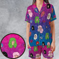 Misfits and Hologram  Jem and the Holograms Satin Short-Sleeve Pajamas Set