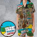 Where's Arthur Monty Python and the Holy Grail Satin Short-Sleeve Pajamas Set
