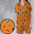 Kung-Fu Friends Hong Kong Phooey Satin Short-Sleeve Pajamas Set