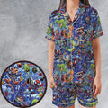 Web Slinger Spider Man Satin Short-Sleeve Pajamas Set