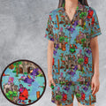 Steal From the Rich Robin Hood Satin Short-Sleeve Pajamas Set