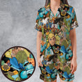 Futures Quest Heroes Satin Short-Sleeve Pajamas Set