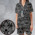 Obey Consume They Live Satin Short-Sleeve Pajamas Set