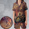 Metroid Prime Satin Short-Sleeve Pajamas Set