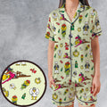 H.R. Pufnstuf Characters Sid and Marty Satin Short-Sleeve Pajamas Set