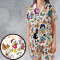 Donald Huey Dewey Ducktales Satin Short-Sleeve Pajamas Set