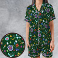 The Legend Of Zelda Satin Short-Sleeve Pajamas Set