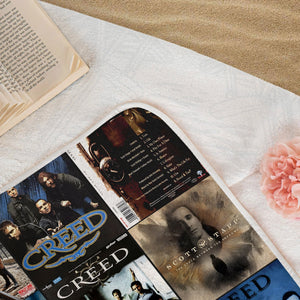Creed Beach Towel Album Cover Collage Classic Rock Towel