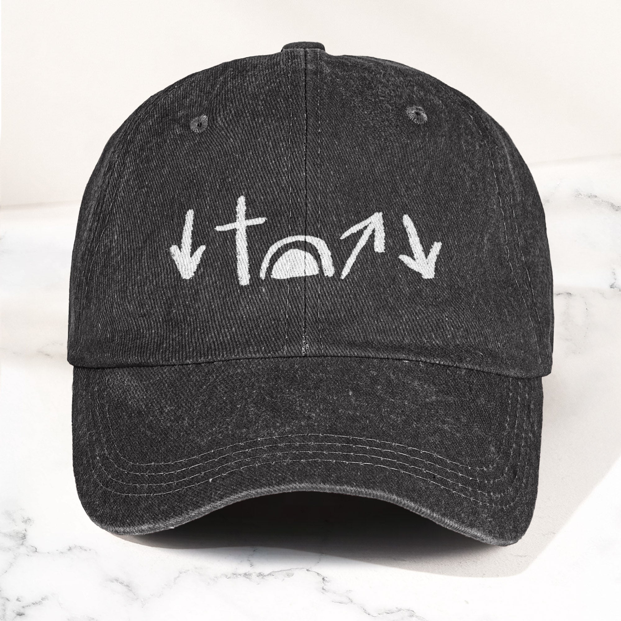 The Story Of Jesus Denim Cap Vintage Dad Cap Gift For Dad (With Box)