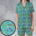 Zelda Korok Satin Short-Sleeve Pajamas Set