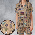 Zelda Universe The Legend of Zelda Satin Short-Sleeve Pajamas Set