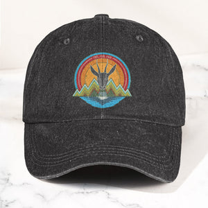 Phish Antelope Run Logo Denim Cap Retro Music Phish Cap Gift For Dad (With Box)