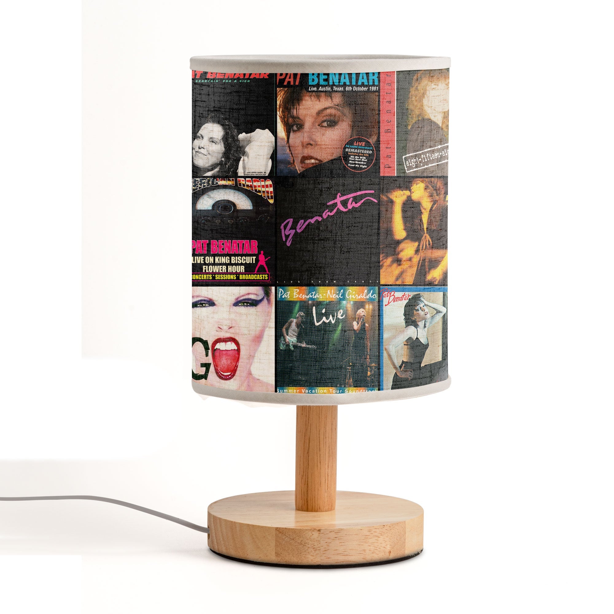Pat Benatar Albums Fabric Lamp Light of Rock ’n’ Roll Passion