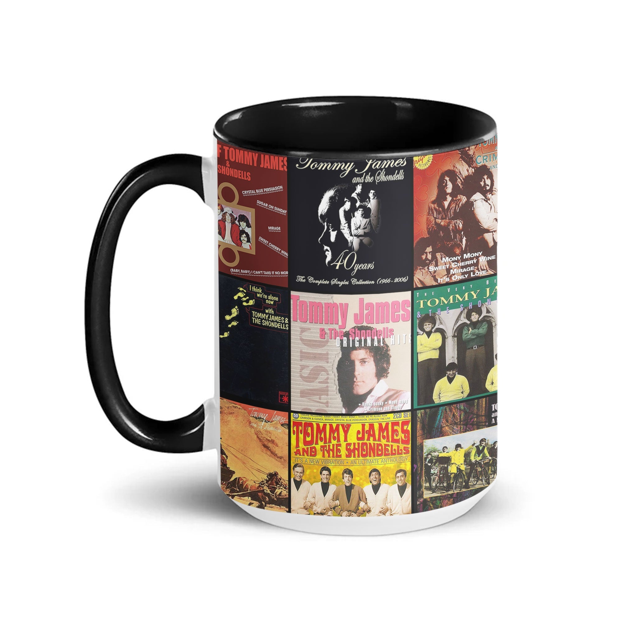 Tommy James & The Shondells Accent Mug Classic Hits Album Cover Collage Gift