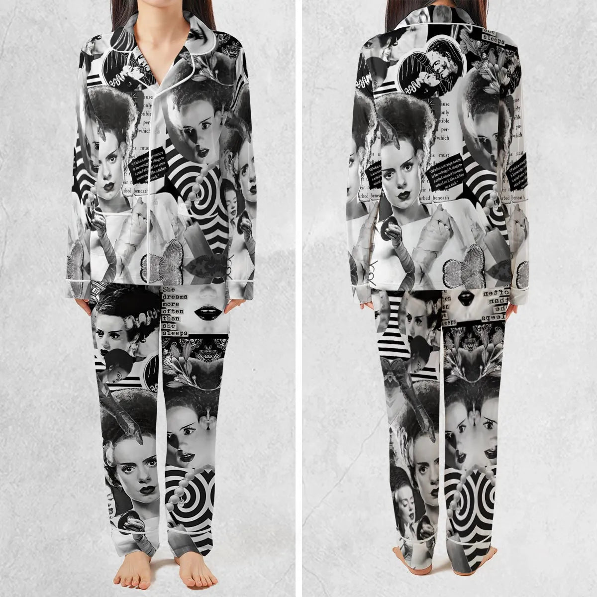Bride Of Frankenstein Pajamas Set