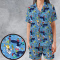 Cruisin' The Galaxy Star Trek Satin Short-Sleeve Pajamas Set