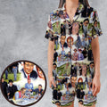The Quiet Man Satin Short-Sleeve Pajamas Set