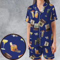 Ash vs Evil Dead Satin Short-Sleeve Pajamas Set