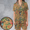 Flowing Down Splash Mountain Satin Short-Sleeve Pajamas Set