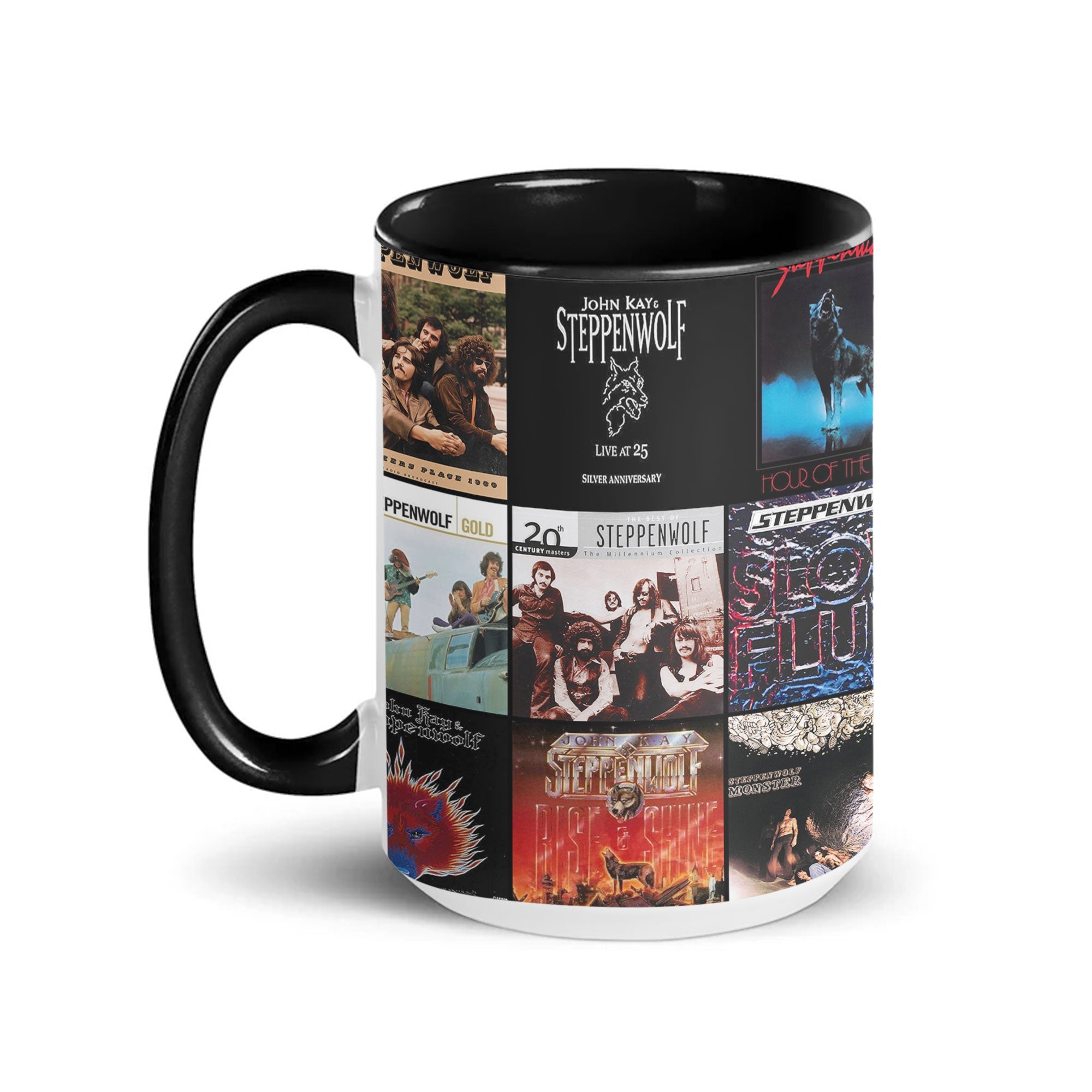 Steppenwolf Accent Mug Classic Rock Album Cover Collage Gift