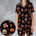 Halloween Muppets Satin Short-Sleeve Pajamas Set