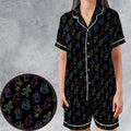 From Chocobos To Cactuars Final Fantasy Satin Short-Sleeve Pajamas Set