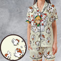 Impossible Situation The Legend of Zelda Satin Short-Sleeve Pajamas Set