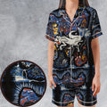 Mystery Falkor Neverending Story Satin Short-Sleeve Pajamas Set