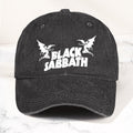 Black Sabbath Denim Dad Cap Classic Winged Demon Logo Design ( With BOX)