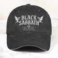Black Sabbath Band Logo Est 1968 Denim Cap Retro Vintage Dad Cap Gift For Dad (With Box)