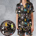 Muppet Haunted Satin Short-Sleeve Pajamas Set