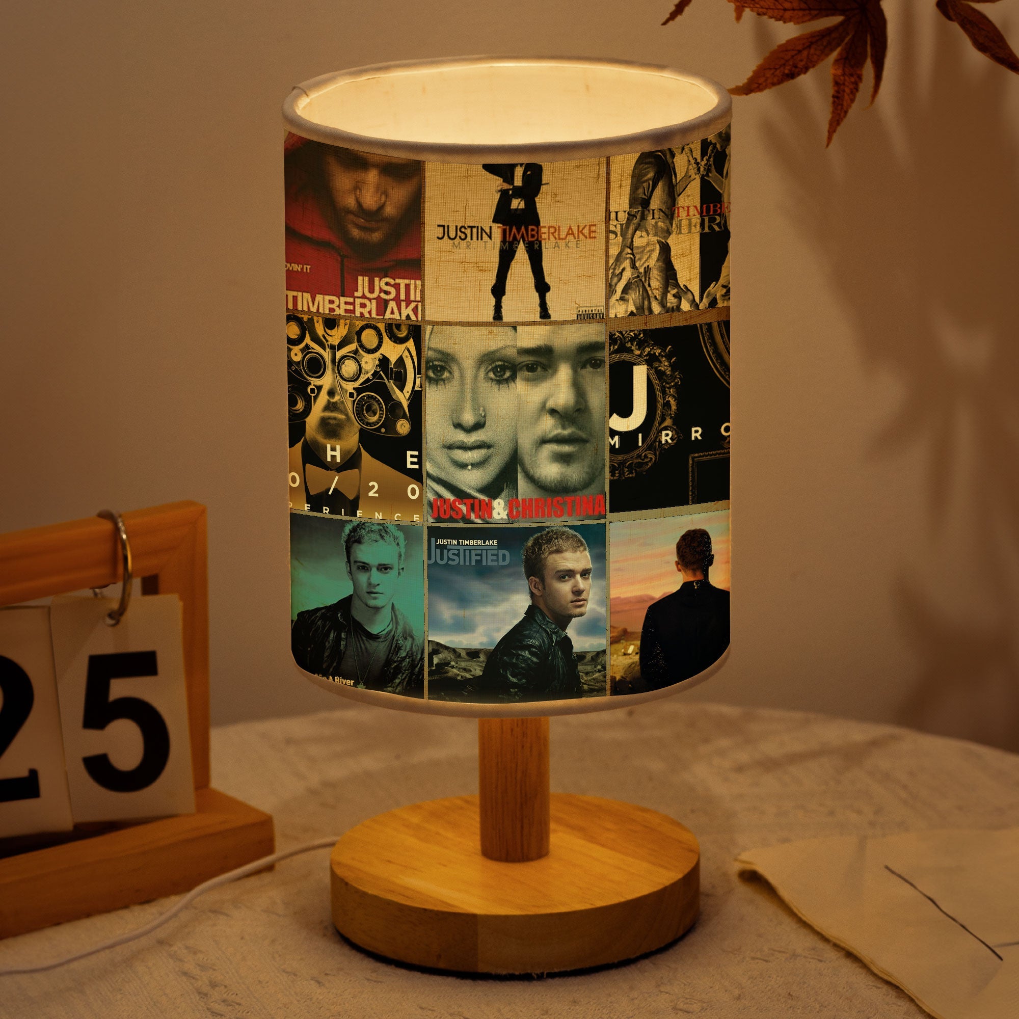 Justin Timberlake Album Art Lamp Soulful Pop & Timeless Groove