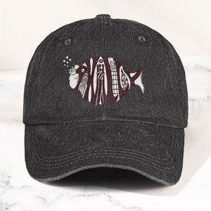 Phish Phishadelphia Logo Denim Cap Retro Music Phish Cap Gift For Dad (With Box)