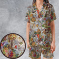 Fraggle Rock Journey Jim Henson Satin Short-Sleeve Pajamas Set