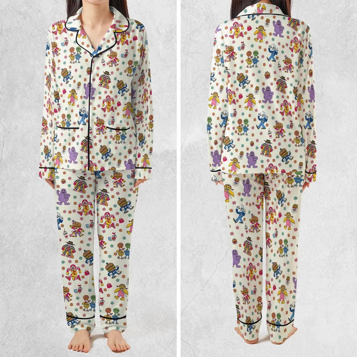 BADA BOP BA BA Mcdonaldland Pajamas Set